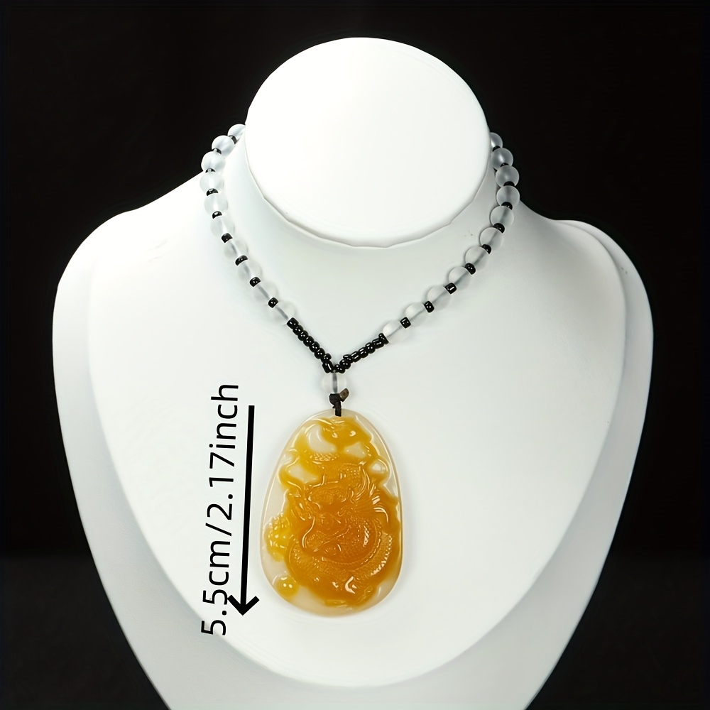 Trendy Agate Pendant Charm Necklace